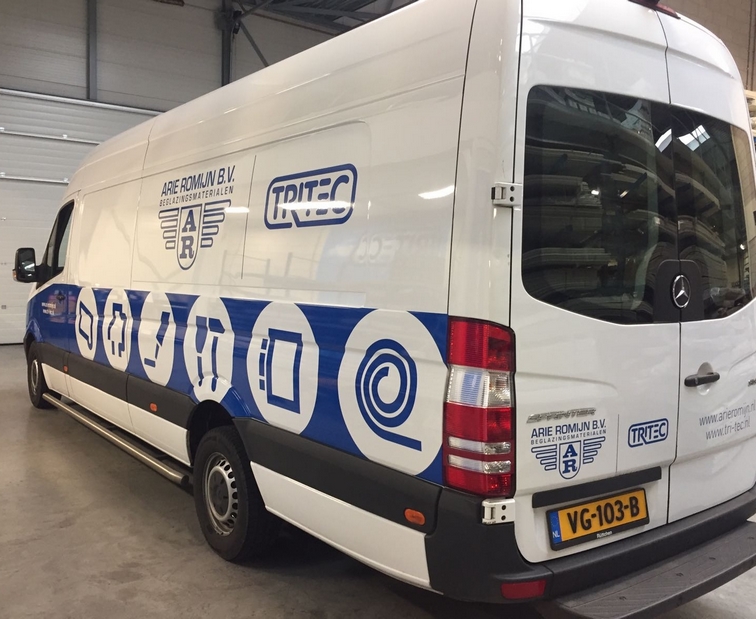 Arie Romijn auto belettering