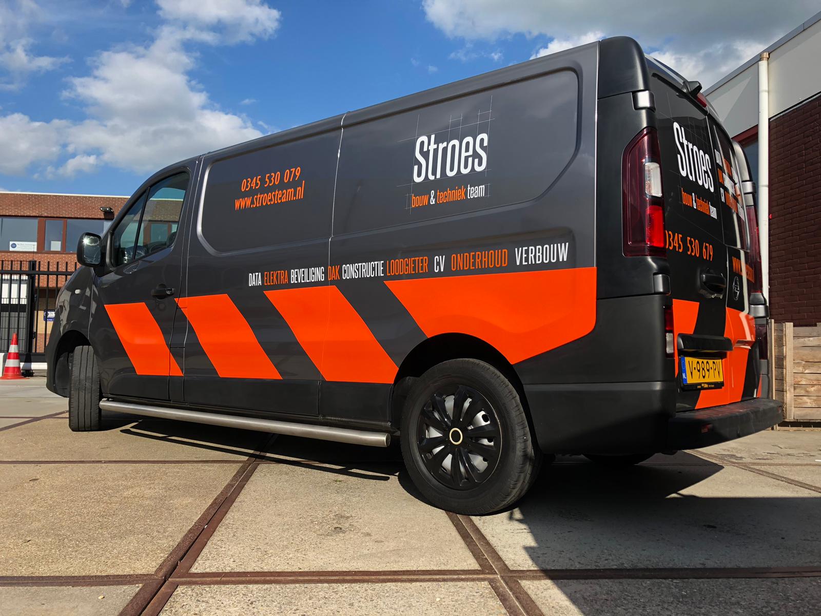 Auto belettering voor Stroes in Culemborg
