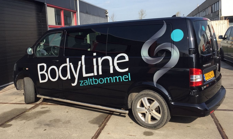Bodyline bus belettering