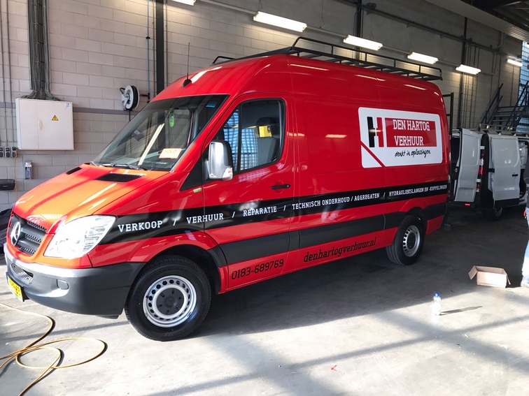 Den hartog bus Belettering