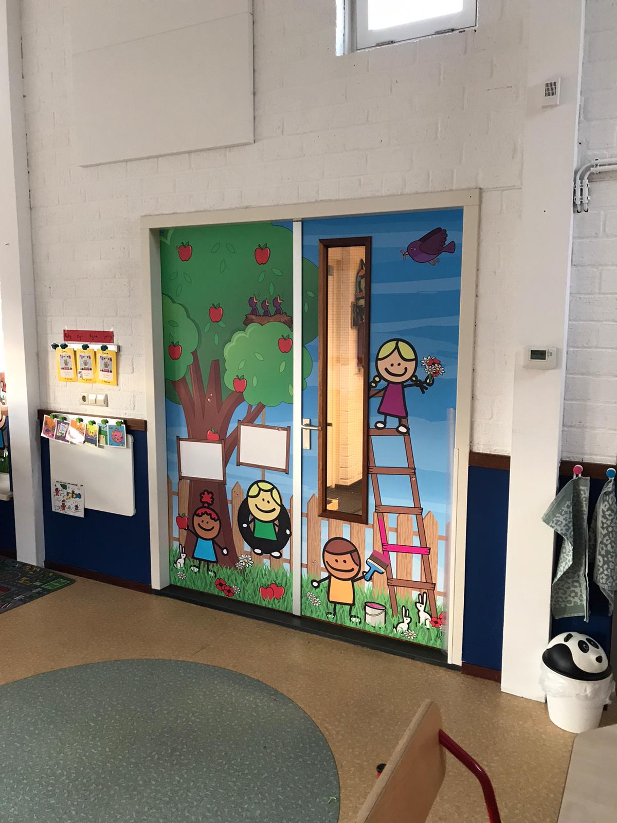 Deurstickers & Rammstickers voor de Hummeltjeshoeve in Nieuwland