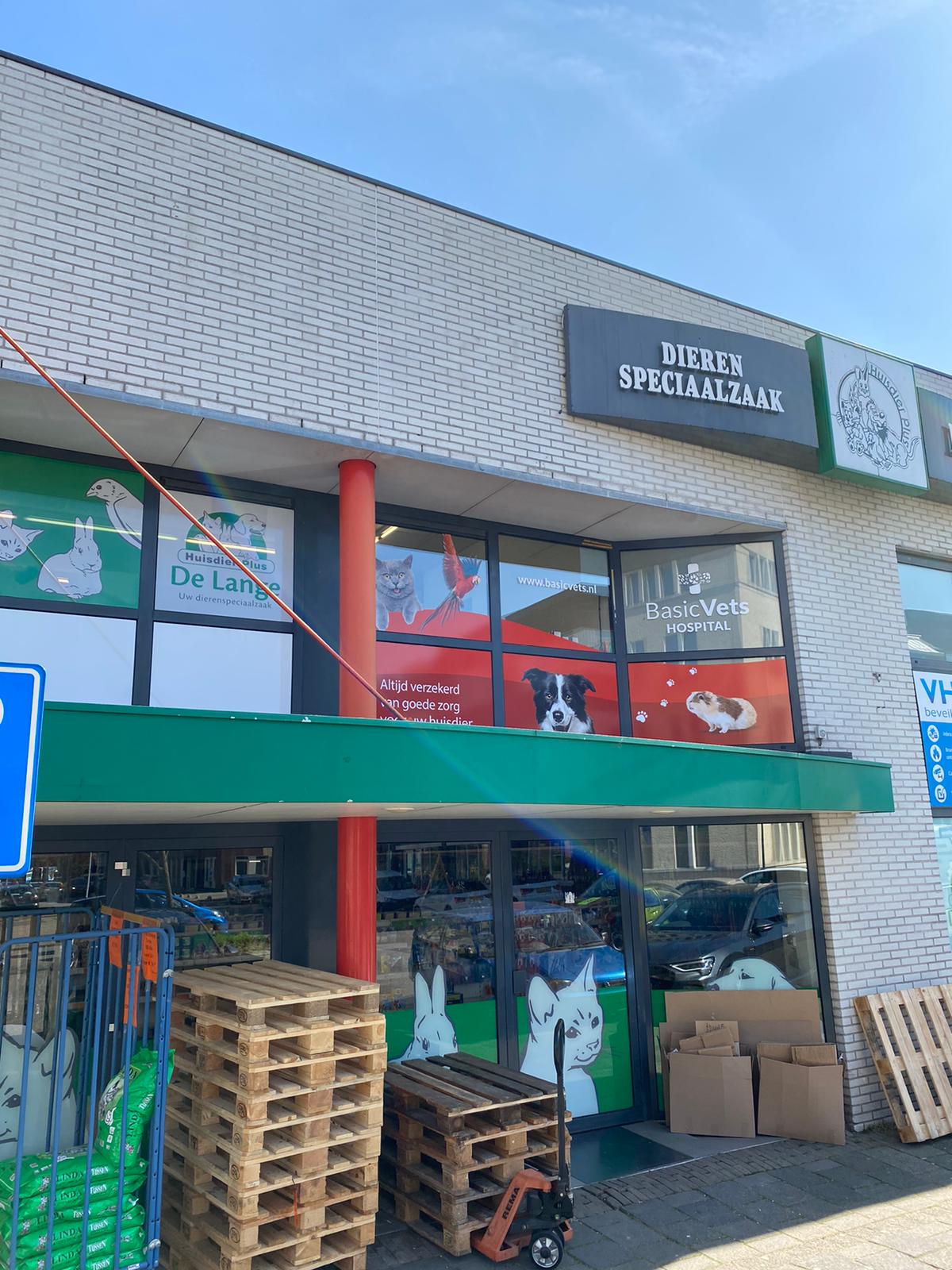 Raamstickers Basic Vets in Papendrecht