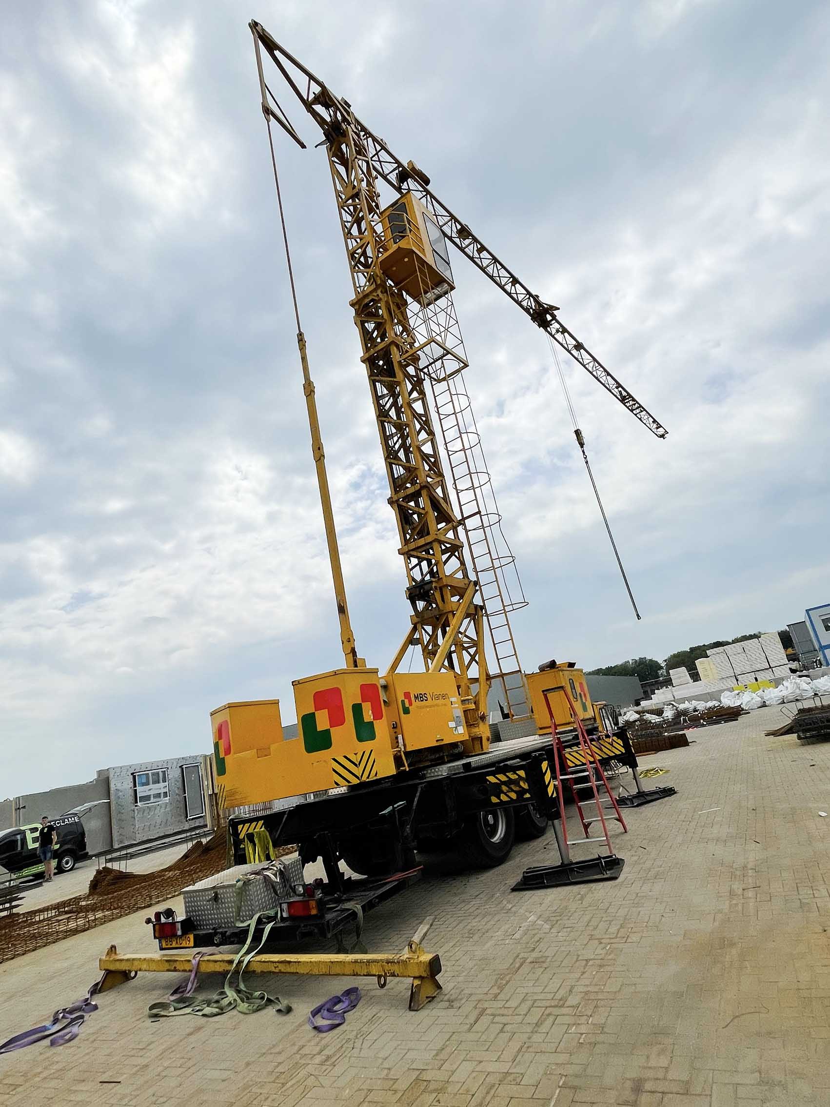 Stickers huisstijl kraan MBS Vianen