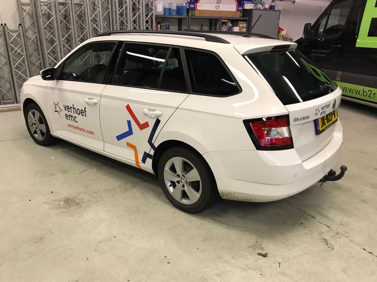 Verhoef emc auto belettering
