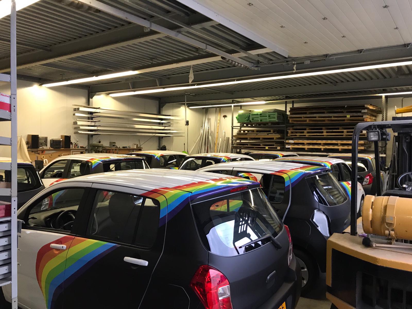 Wagenpark beletteren